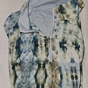 Kastel Women's Long Sleeve Top - Blue and Green